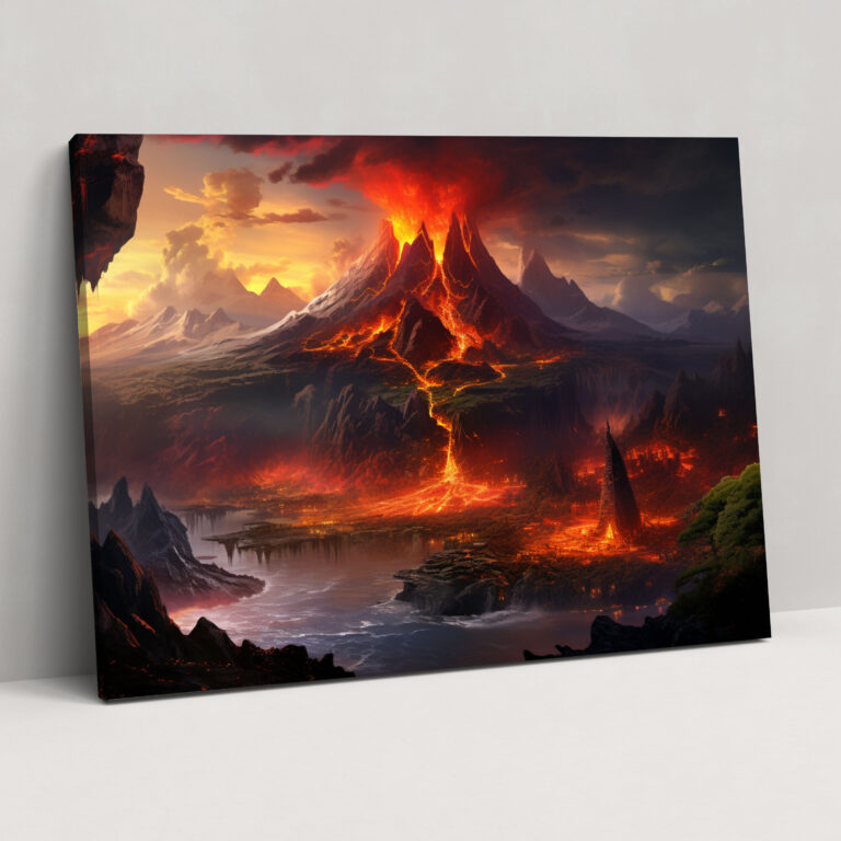 Volcano Wall Decoration - Volcano, Mesmerizing, Volcano, Transform