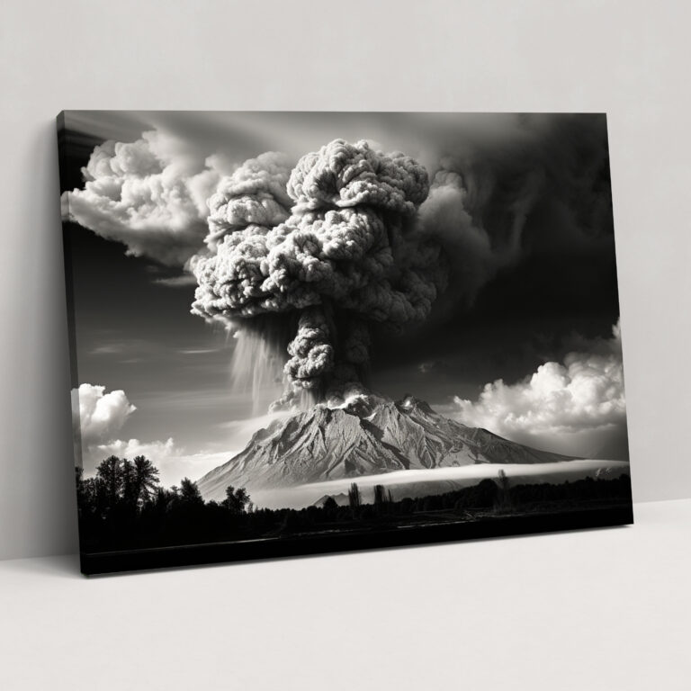 Volcano Wall Art - Volcano, Wall Decoration, Canvas, Volcano