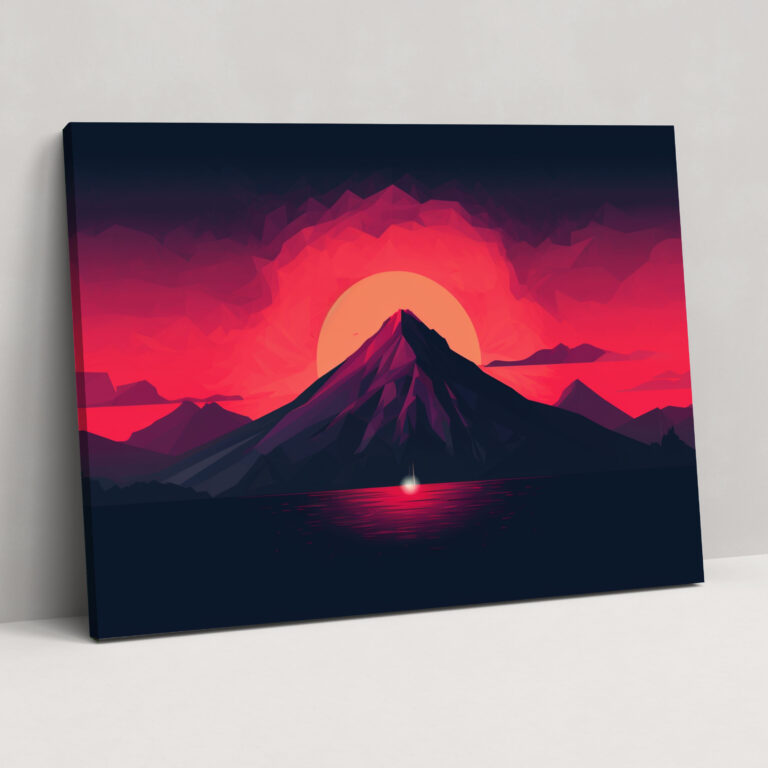 Volcano Wall Art - Volcano, Canvas, Canvas Print, Volcano