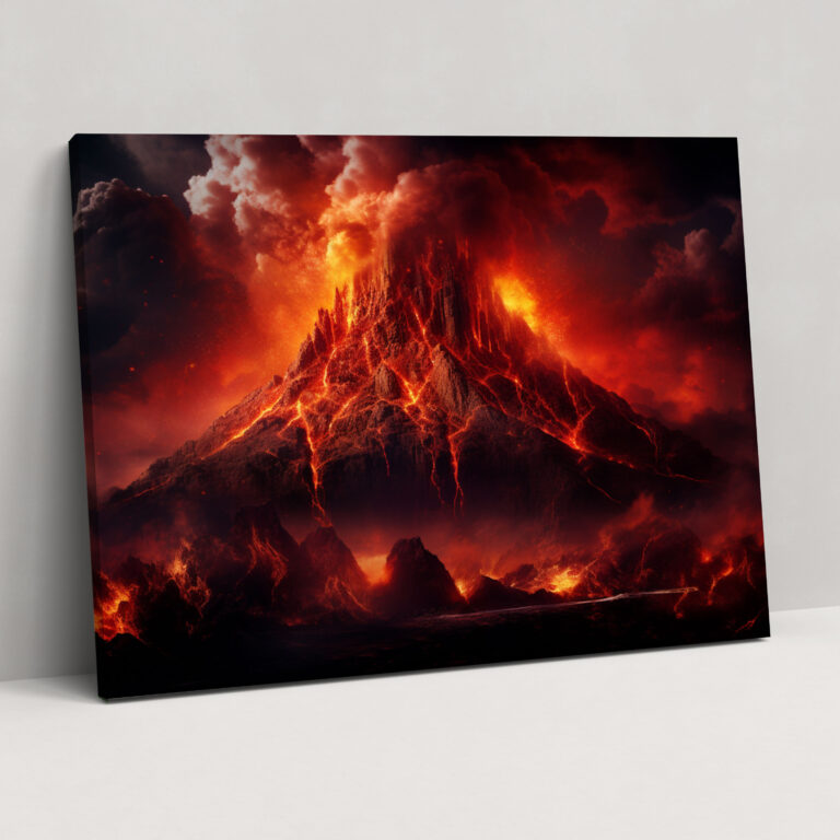 Volcano Wall Decoration - Volcano, Volcano, Wall Decoration, Canvas Print