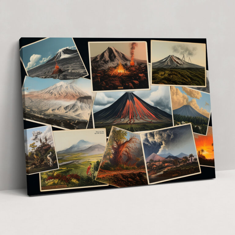 Volcano Wall Decoration - Volcano, Canvas Wall Art, Wall Decoration, Wall Art