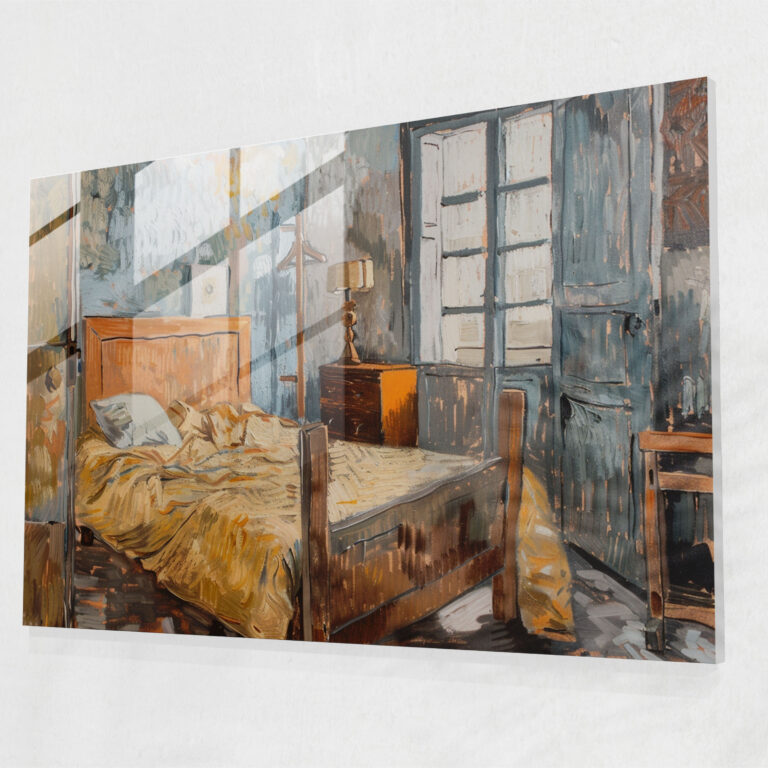 Vincent Van Gogh Glass Print - Vincent Van Gogh, Home Decoration, Glass Art, Modern Art