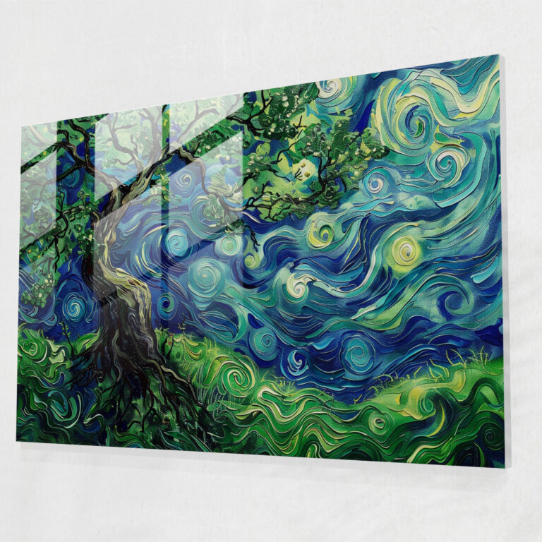Vincent Van Gogh Glass Print - Vincent Van Gogh, Wall Decoration, Modern Art, Home Decoration
