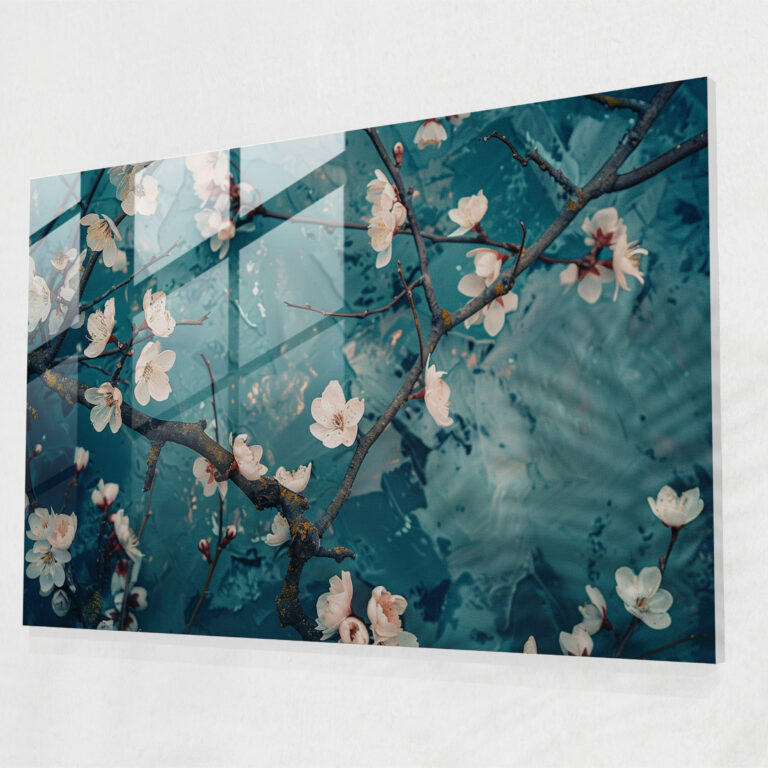 Vincent Van Gogh Wall Decoration - Almond Blossoms - Vincent Van Gogh, Glass Wall Art, Vincent Van Gogh, Home Decoration