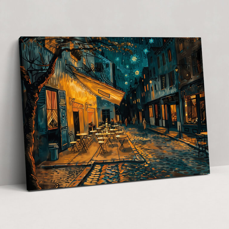 Cafe Terrace Vincent Van Gogh Wall Art - Vincent Van Gogh, Canvas Wall Art, Wall Art, Vincent Van Gogh