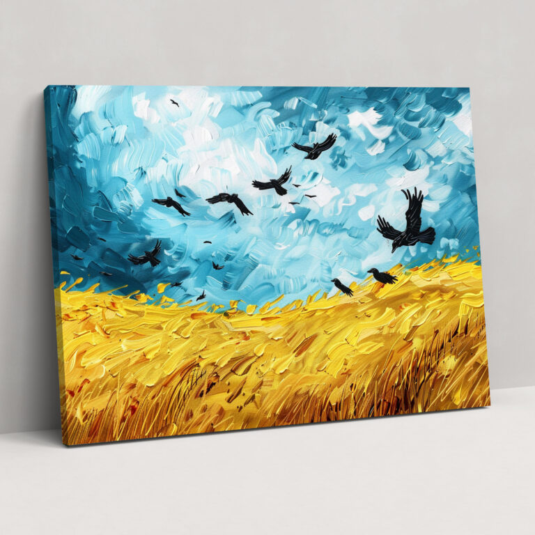 Vincent Van Gogh Wheatfield With Crows Canvas Print - Vincent Van Gogh, Wall Decoration, Canvas Wall Art, Vincent Van Gogh