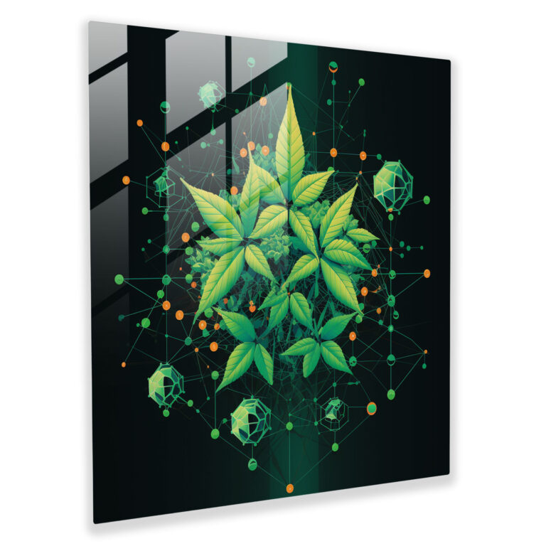 Weed Science - Glass Print - Weed, Glass Art, Visually Stunning, Home Decoration