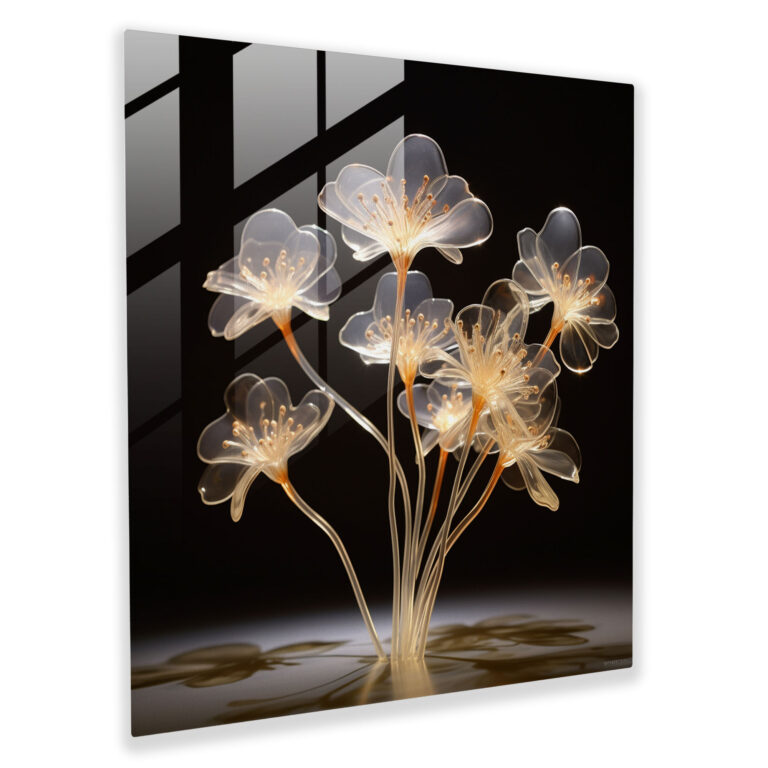 Wildflower Translucent Glass Sculpture - Wildflower, Wildflower, Translucent Glass, Glass Sculpture