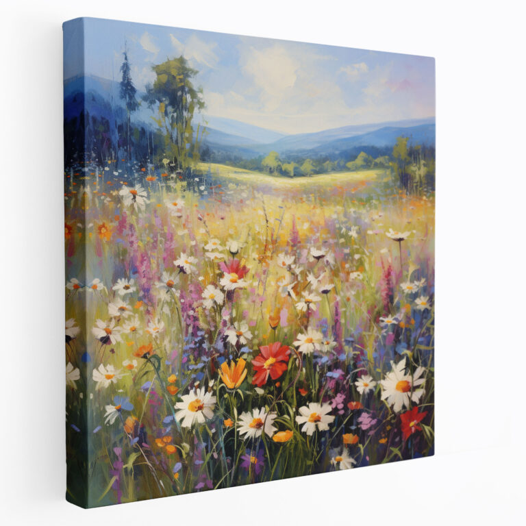Wildflower Wall Decoration - Wildflower, Meadow, Play Of Light, Home Decoration