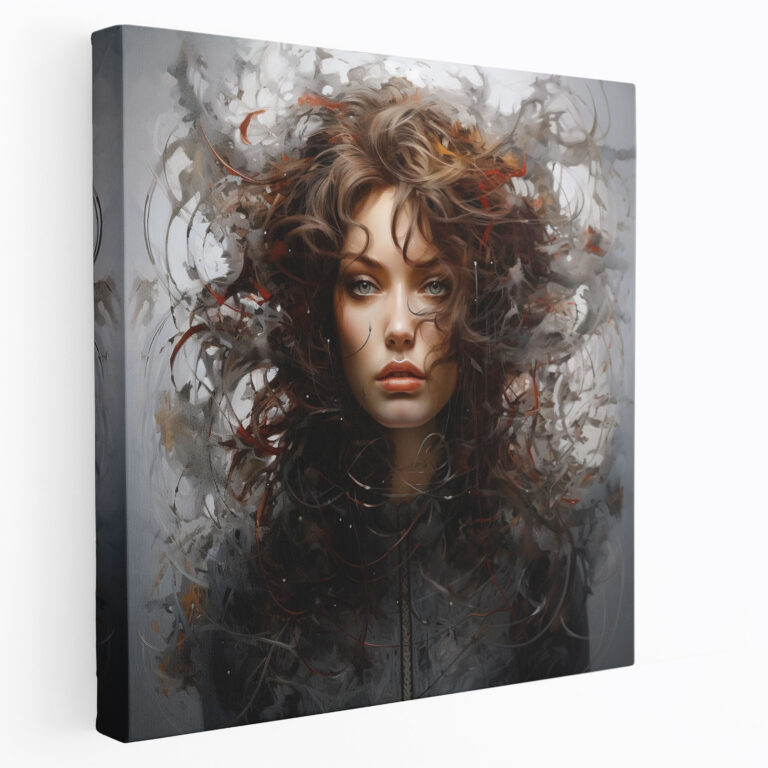 Woman Wall Art: Authentic Emotions - Woman, Woman, Wall Art, Canvas Print