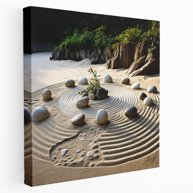 Zen Rock Garden Wall Art - Zen, Zen Rock Garden, Zen, Wall Art