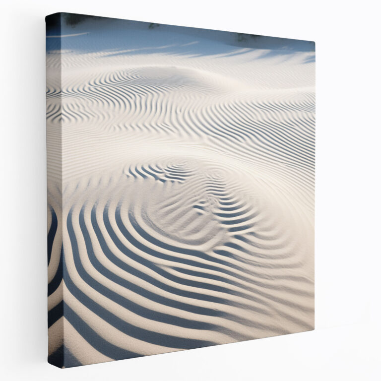 Zen Sand Garden Canvas Print - Zen, Wall Art, Canvas Wall Art, Zen