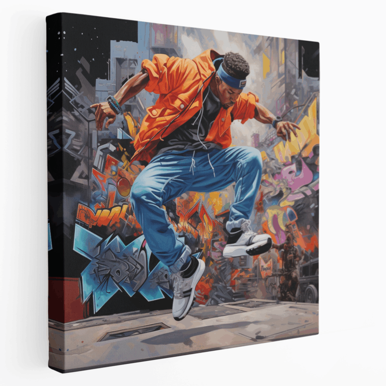 Hip-Hop Sokak Sanatı Kanvas Tablo