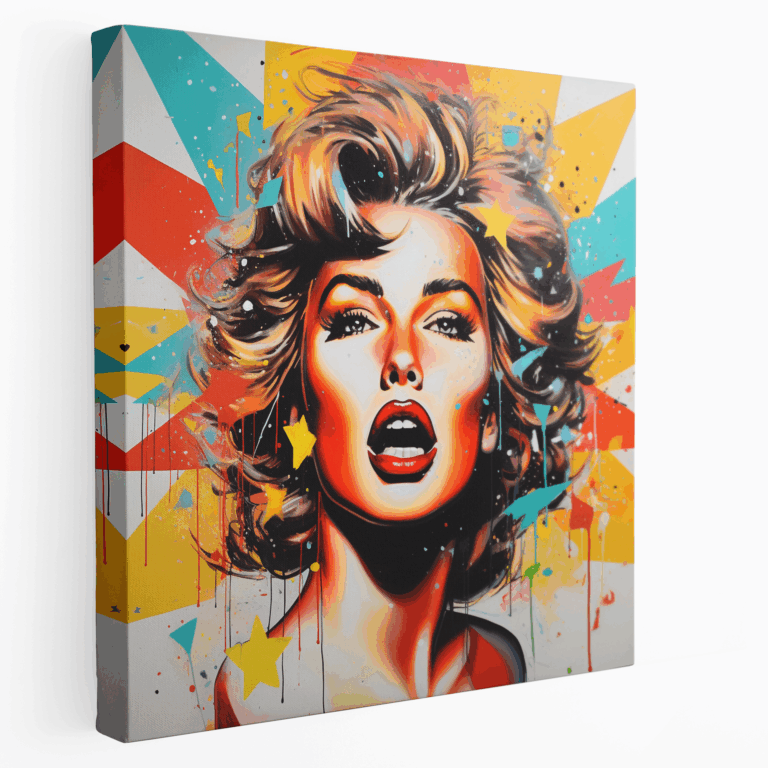 Pop Art Patlaması Kanvas Tablo