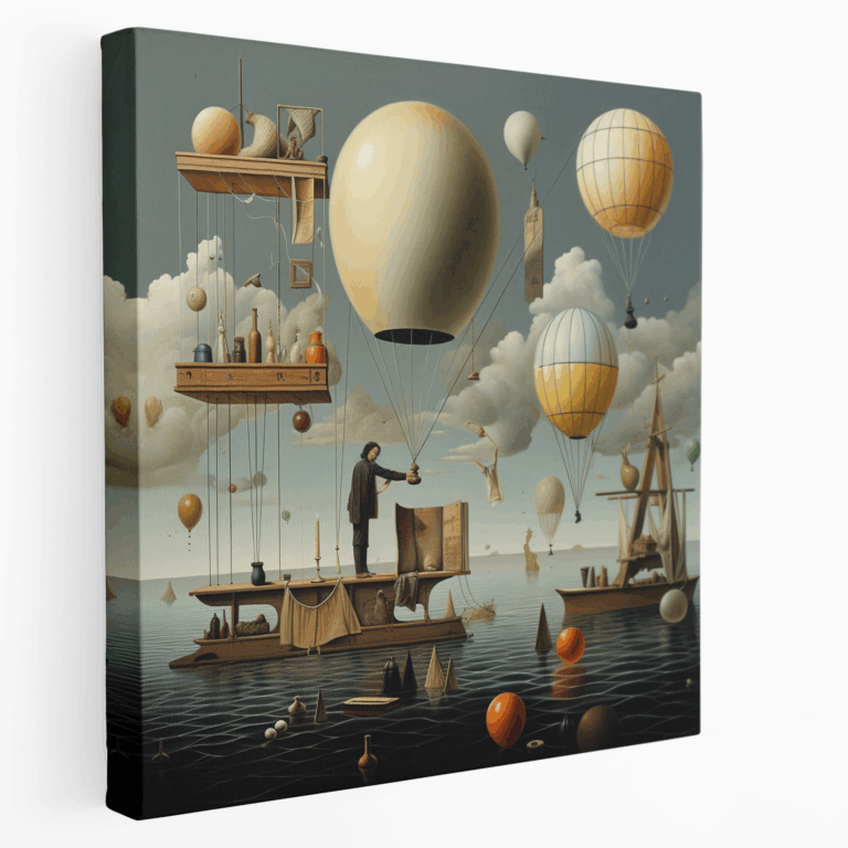 Dreamscape Surrealizm Kanvas Tablo