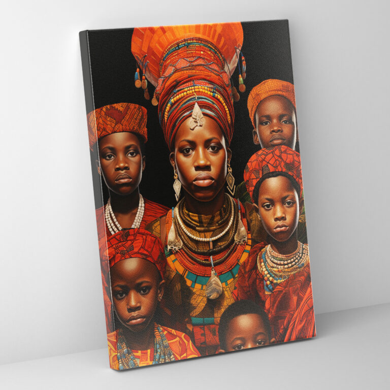 Afro Miras Kanvas Tablo - Afro Kanvas Miras