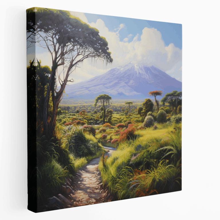 Kilimanjaro Huzur Kanvas Tablo