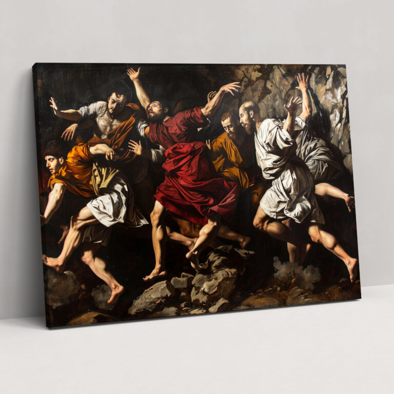 Caravaggio Tarzı Kanvas Tablo - Caravaggio Kanvas Duvar Sanatı