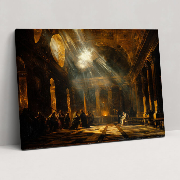 Caravaggio Tarzı Duvar Sanatı - Kanvas Tablo Ev Dekorasyonu Duvar Dekorasyonu
