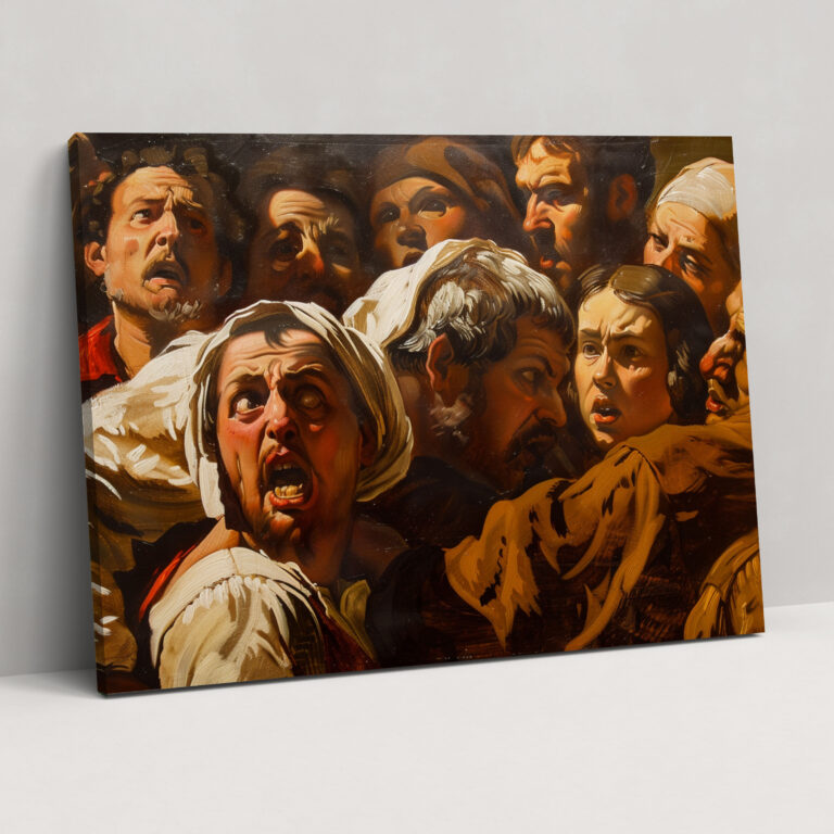 Caravaggio Tarzı Duvar Dekorasyonu - Kanvas Tablo Sanatı Duvar Sanatı Duvar Dekorasyonu