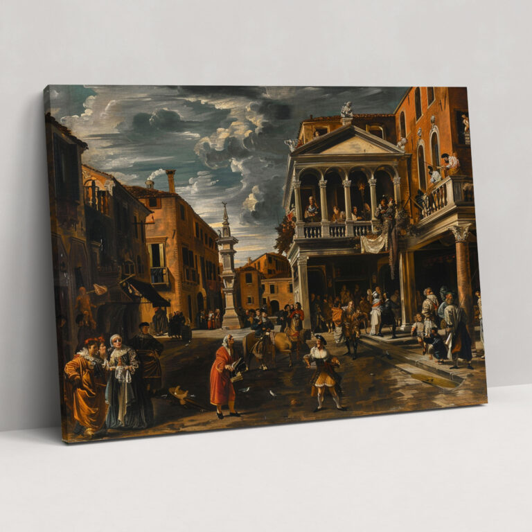 Caravaggio Tarzı Duvar Dekorasyonu - Kanvas Duvar Sanatı Kanvas Tablo
