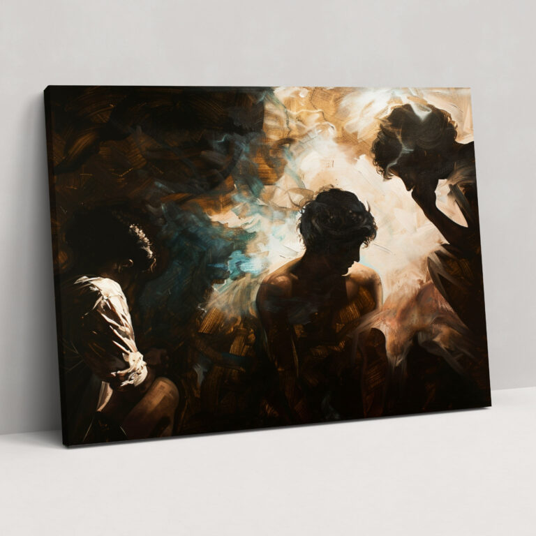 Caravaggio Tarzı Duvar Dekorasyonu - Kanvas Tablo Duvar Sanatı Ev Dekorasyonu