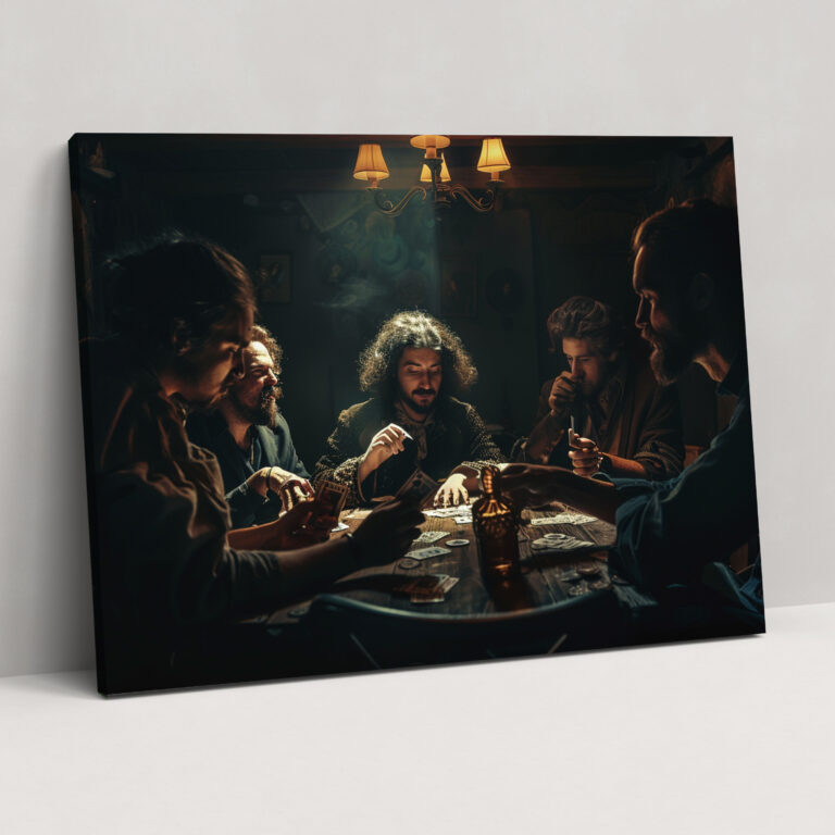 Caravaggio Tarzı Kanvas Tablo - Duvar Dekorasyonu