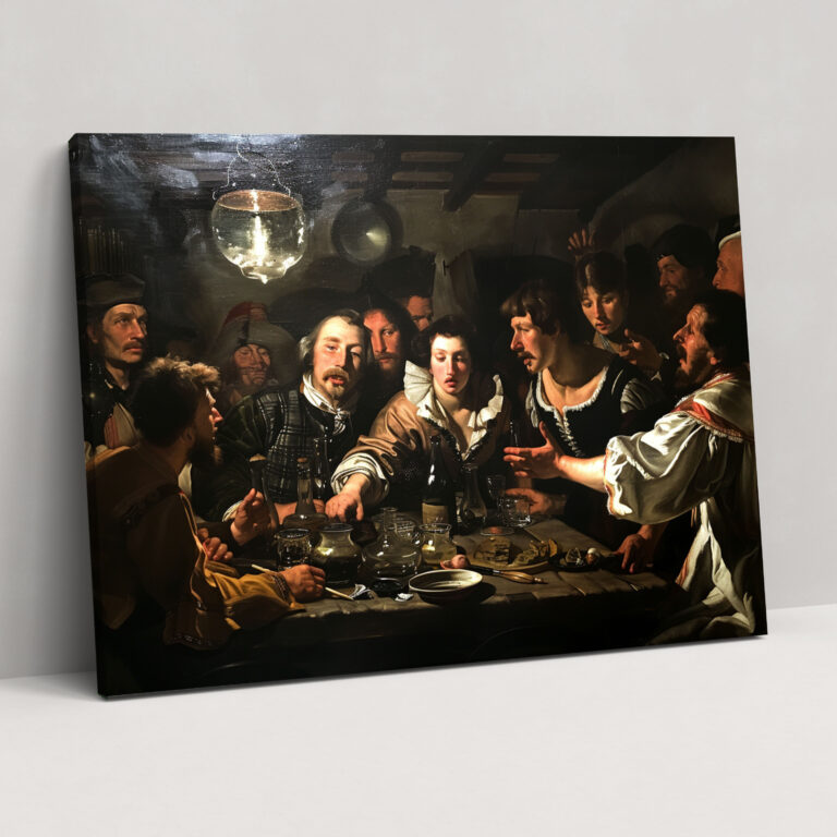Caravaggio Tarzı Kanvas Tablo - Caravaggio Kanvas Tablo Duvar Dekorasyonu