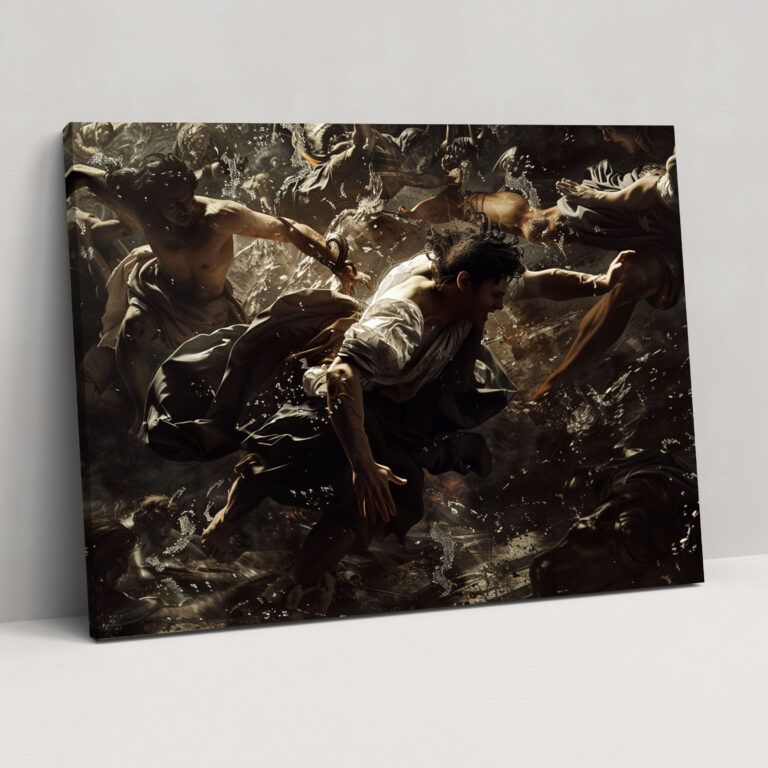 Caravaggio Tarzı Duvar Sanatı Dekorasyonu - Ev Dekorasyonu Kanvas Duvar Sanatı