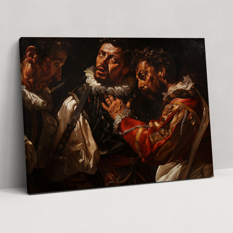 Caravaggio Tarzı Kanvas Tablo - Caravaggio Kanvas Duvar Sanatı Ev Dekorasyonu