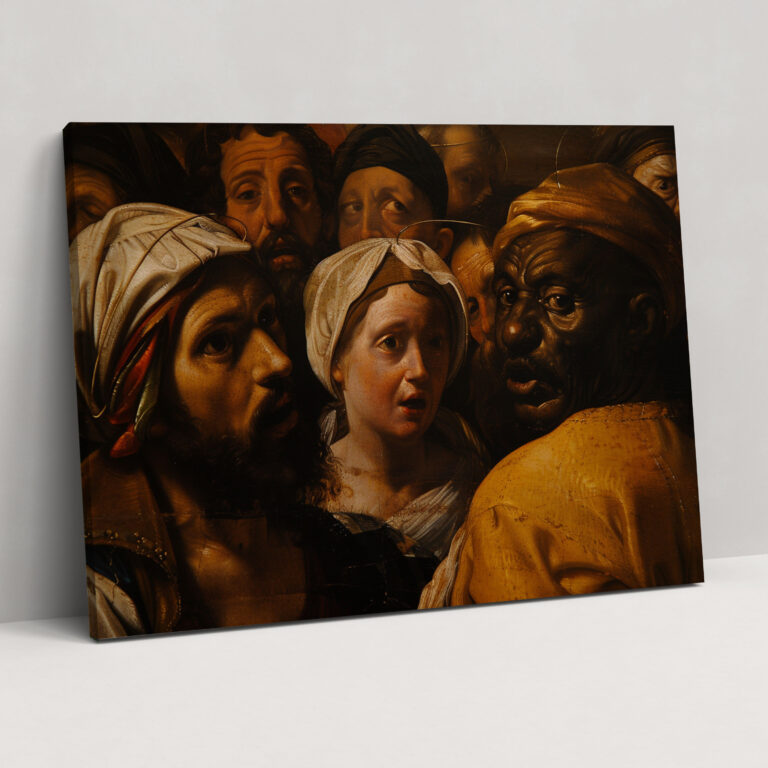 Caravaggio Tarzı Duvar Sanatı - Kanvas Tablo Duvar Dekorasyonu Caravaggio Tarzı