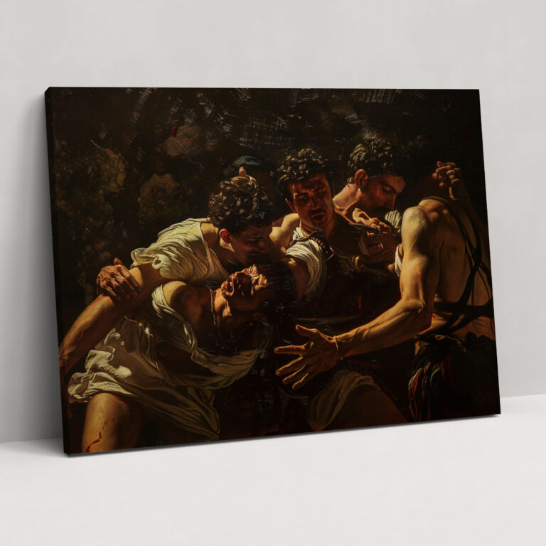 Caravaggio Tarzı Kanvas Tablo - Caravaggio Kanvas Tablo Duvar Dekorasyonu