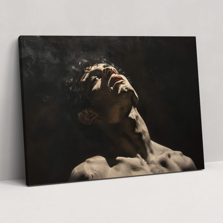 Caravaggio Tarzı Duvar Dekorasyonu - Kanvas Tablo Caravaggio Tarzı Baskı