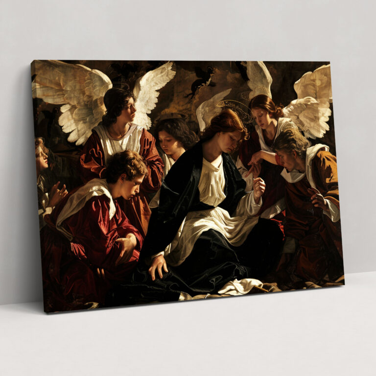 Caravaggio Tarzı Kanvas Tablo - Duvar Dekorasyonu ve Kanvas Sanatı için