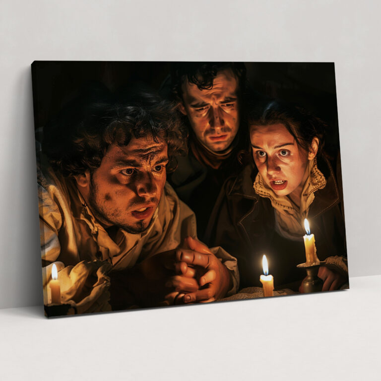 Caravaggio Tarzı Kanvas Tablo - Caravaggio Kanvas Duvar Dekorasyonu