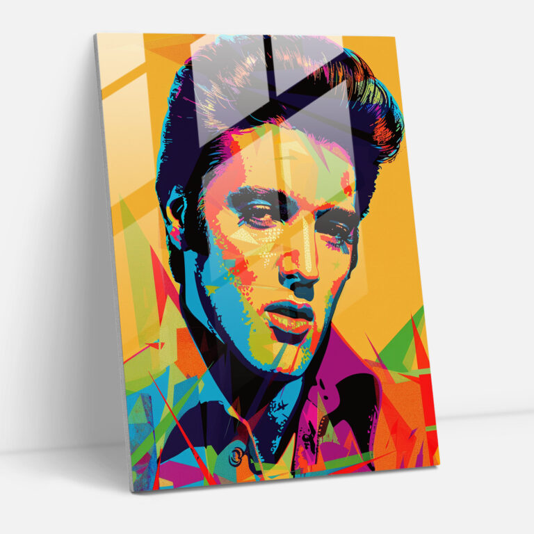 Andy Warhol Modern Sanat - Cam Tablo Ev Dekorasyonu