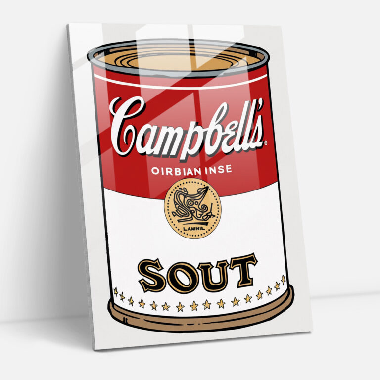Andy Warhol Ev Dekorasyonu Campbell's Soup Sanatı - Kanvas Tablo Modern Sanat