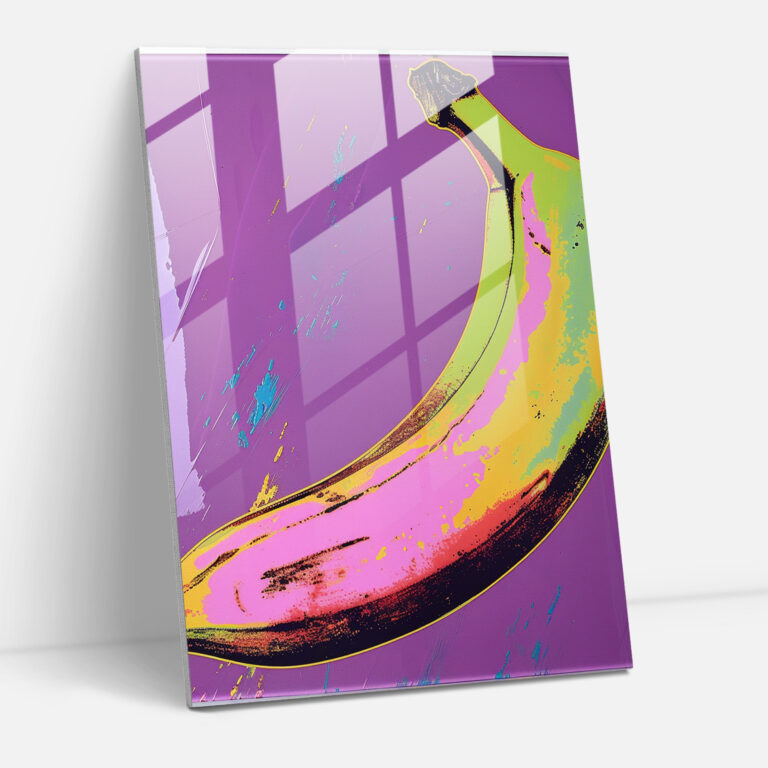 Andy Warhol Cam Tablo - Pop Sanat Muz - Duvar Dekorasyonu Ev Dekorasyonu