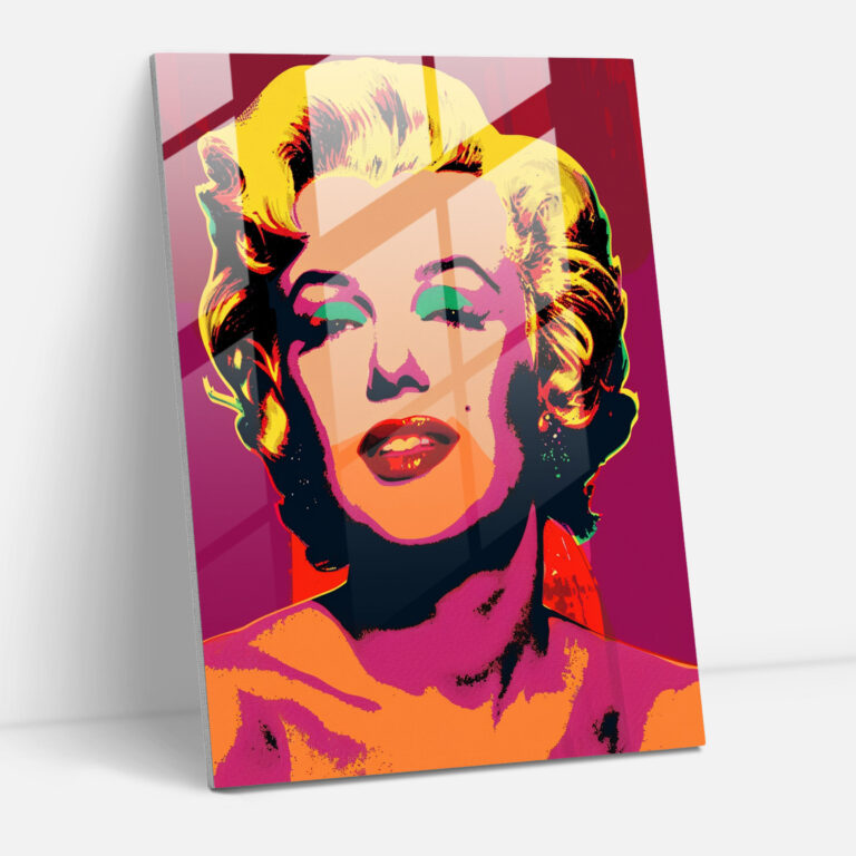 Andy Warhol Cam Tablo Marilyn Monroe Modern Duvar Sanatı