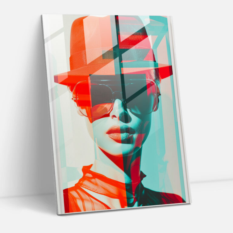 Andy Warhol Cam Tablo - Cesur Grafik Tasarım - Modern Sanat Andy Warhol