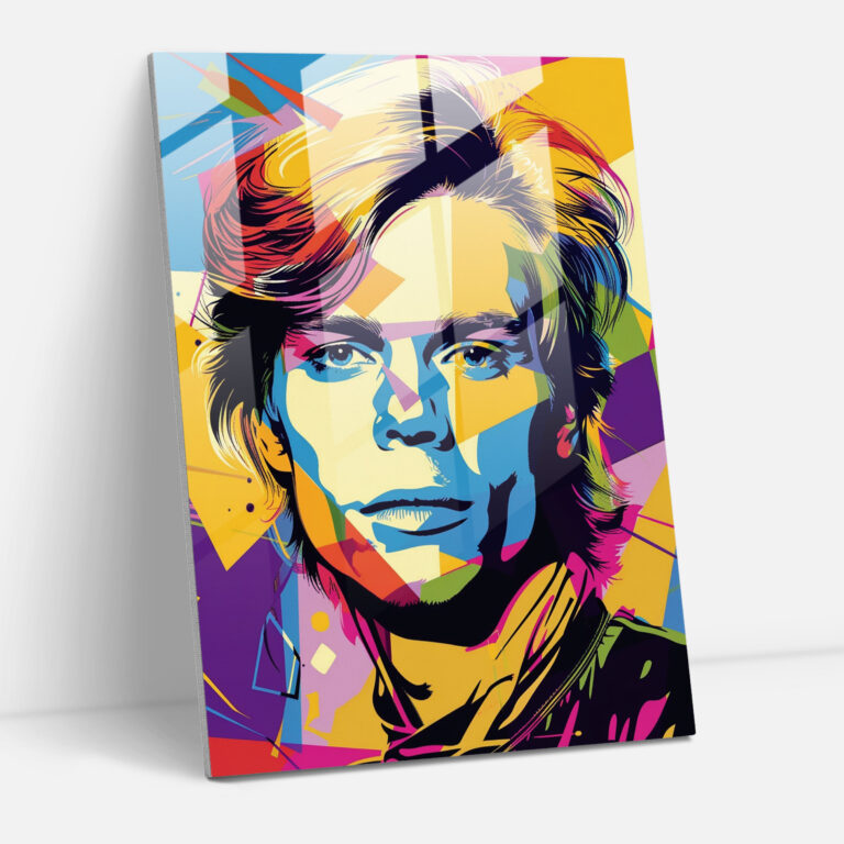 Andy Warhol Cam Tablo - Ev Dekorasyonu için Andy Warhol Cam Tablo
