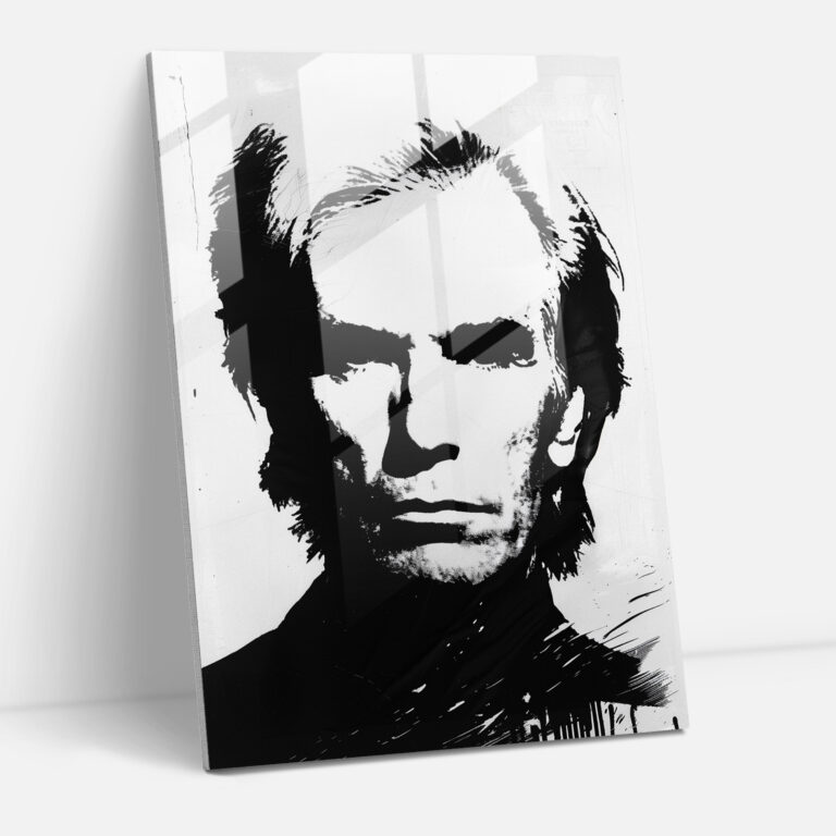 Andy Warhol Cam Tablo Duvar Dekorasyonu - Modern Sanat