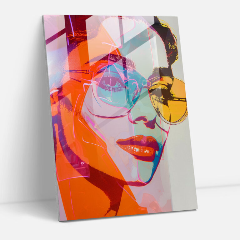 Andy Warhol Cam Duvar Sanatı - Modern Sanat Cam Duvar Sanatı