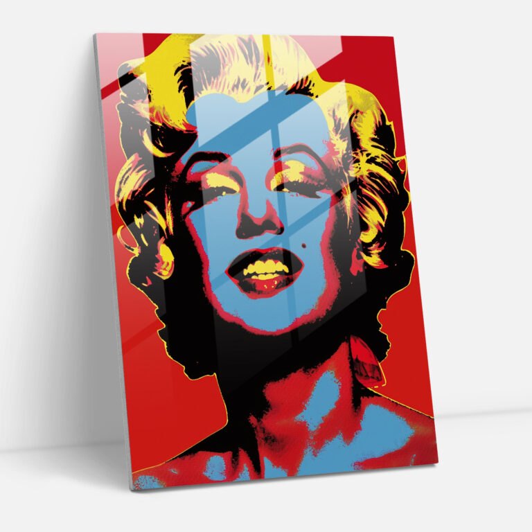 Andy Warhol Cam Tablo Duvar Sanatı - Modern Sanat Tasarımı Cam Tablo Andy Warhol