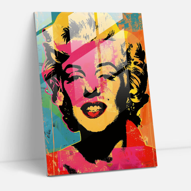 Andy Warhol Cam Tablo Duvar Dekorasyonu