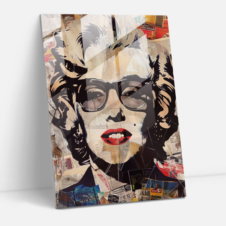 Andy Warhol Cam Sanatı - Pop Kültür Koleksiyonu - Duvar Sanatı Ev Dekorasyonu