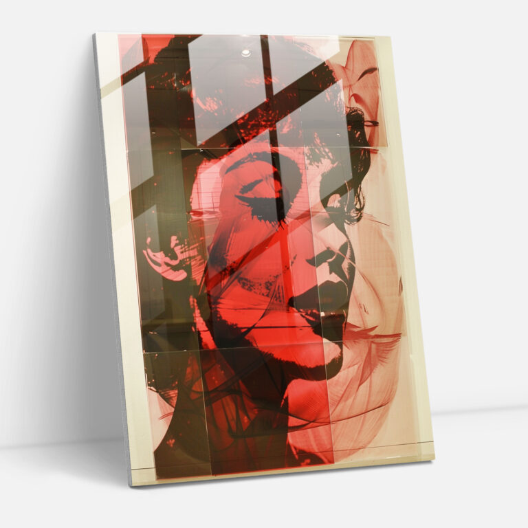 Andy Warhol Cam Tablo Minimalist Ev Dekorasyonu Şık Modern Sanat