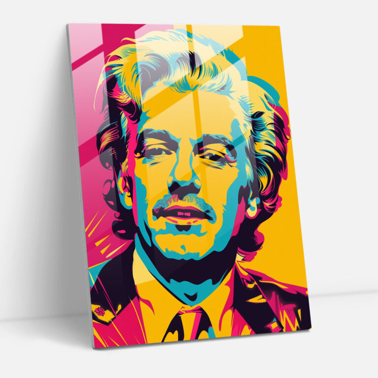 Andy Warhol Modern Sanat - Pop Kültür İkonları - Cam Tablo Duvar Dekorasyonu Kanvas Tablo