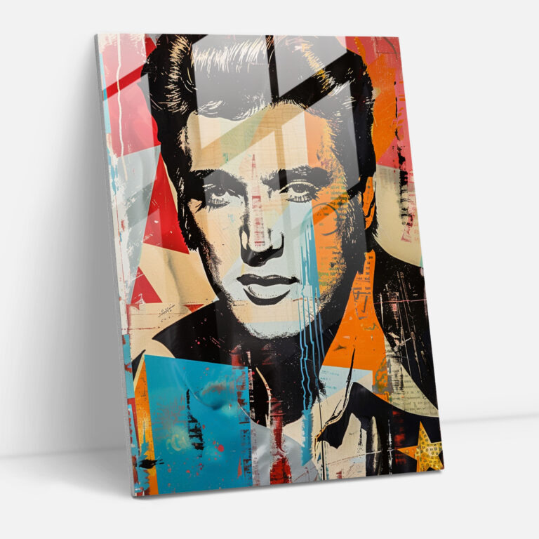 Andy Warhol Duvar Dekorasyonu - Elvis Presley - Cam Tablo Duvar Sanatı Duvar Dekorasyonu