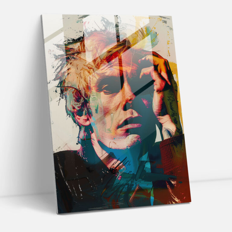 Andy Warhol Cam Tablo Sanatı - Ünlü Portreler